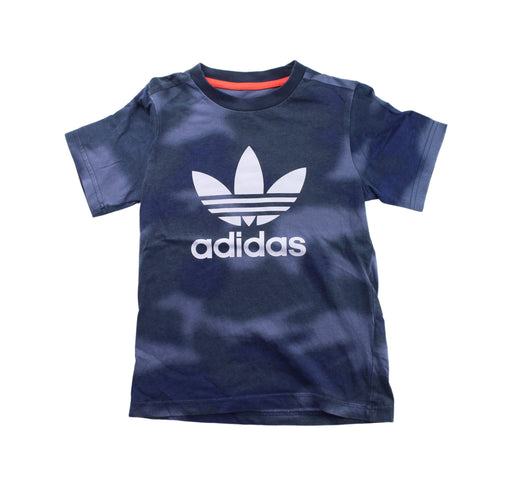 A Blue Short Sleeve T Shirts from Adidas in size 5T for boy. (Front View)