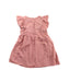 A Pink Short Sleeve Dresses from Cyrillus in size 6-12M for girl. (Back View)
