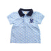 A Blue Short Sleeve Polos from MLB in size 4T for boy. (Front View)