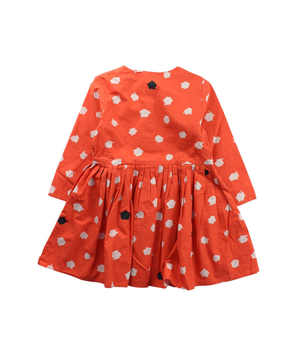 A Orange Long Sleeve Dresses from COS in size 12-18M for girl. (Back View)