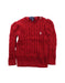 A Red Knit Sweaters from Polo Ralph Lauren in size 2T for girl. (Front View)