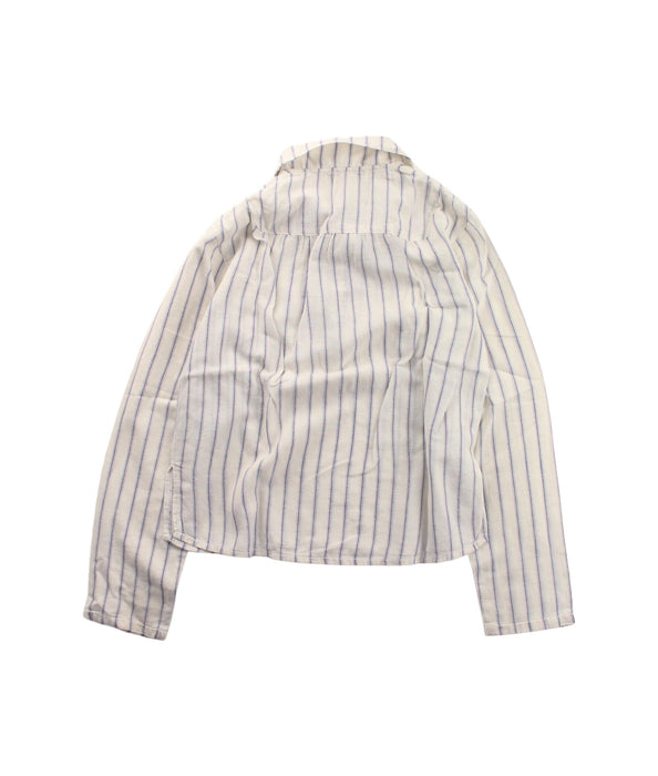 A Blue Long Sleeve Polos from Caramel Baby & Child in size 8Y for boy. (Back View)
