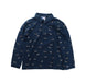 A Blue Long Sleeve Polos from Jacadi in size 6T for boy. (Front View)