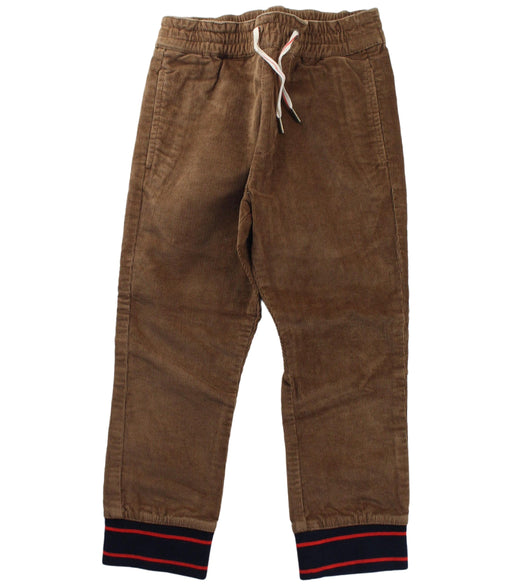 A Brown Casual Pants from Crewcuts in size 5T for boy. (Front View)