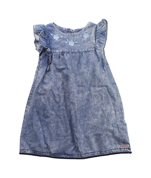 A Blue Short Sleeve Dresses from Hudson in size 2T for girl. (Front View)