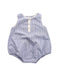 A Blue Sleeveless Bodysuits from Bout'Chou in size 3-6M for girl. (Front View)