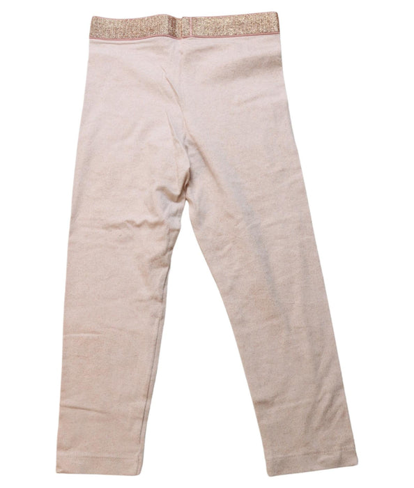 A Pink Leggings from Petit Bateau in size 8Y for girl. (Back View)