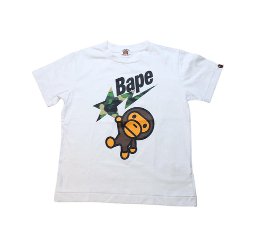 A Multicolour Short Sleeve T Shirts from BAPE KIDS in size 7Y for boy. (Front View)