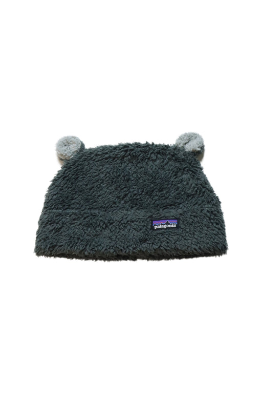 A Grey Winter Hats from Patagonia in size 5T for neutral. (Front View)