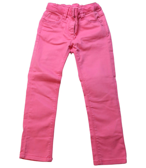 A Pink Casual Pants from Vertbaudet in size 4T for girl. (Front View)