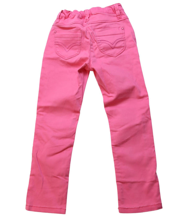 A Pink Casual Pants from Vertbaudet in size 4T for girl. (Back View)