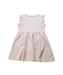 A Multicolour Sleeveless Dresses from Kingkow in size 4T for girl. (Back View)