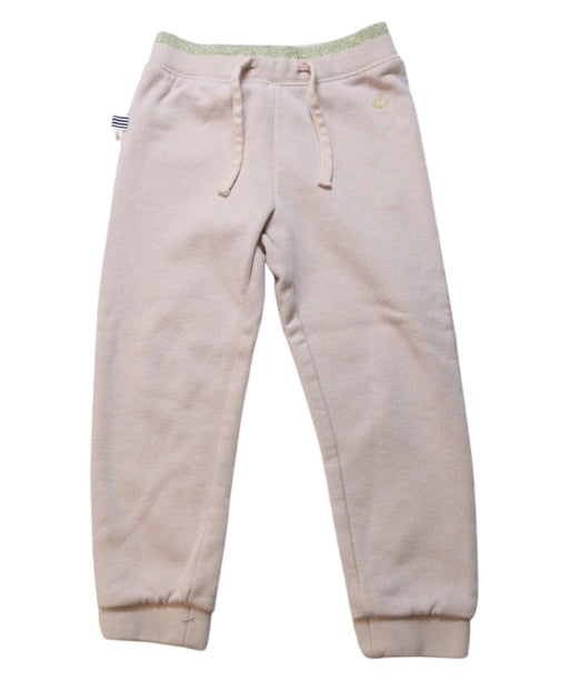 A Pink Sweatpants from Petit Bateau in size 3T for girl. (Front View)