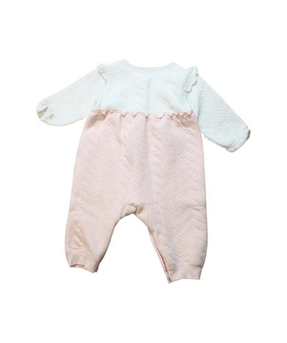 A White Long Sleeve Jumpsuits from Balabala in size 3-6M for girl. (Back View)