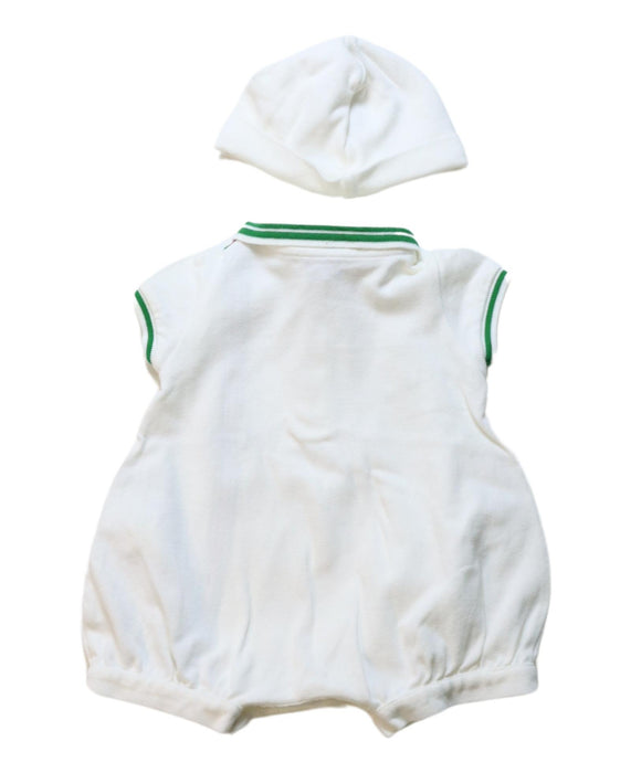 A Multicolour Short Sleeve Rompers from Gucci in size 0-3M for boy. (Back View)