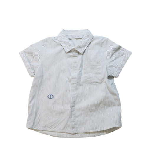A Blue Short Sleeve Shirts from Dior in size 6-12M for boy. (Front View)