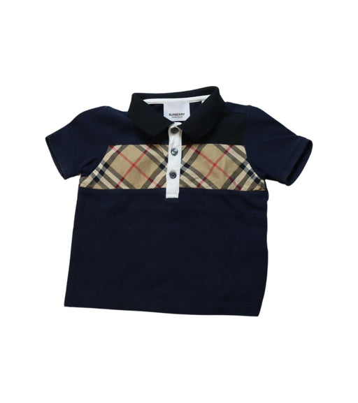 A Multicolour Short Sleeve Polos from Burberry in size 12-18M for boy. (Front View)