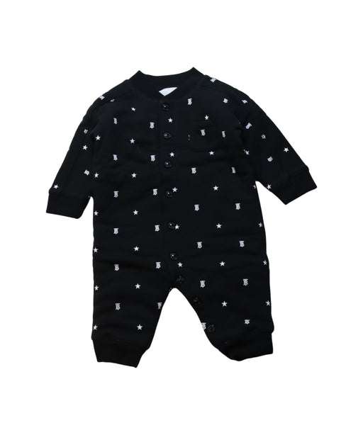 A Black Short Sleeve Jumpsuits from Burberry in size 3-6M for neutral. (Front View)