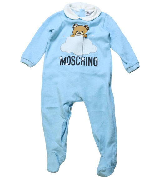 A Multicolour Onesies from Moschino in size 6-12M for boy. (Front View)