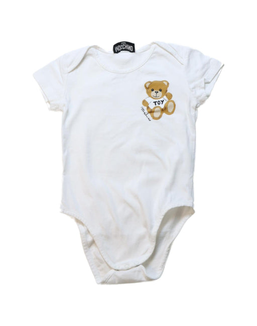 A Multicolour Short Sleeve Bodysuits from Moschino in size 6-12M for neutral. (Front View)