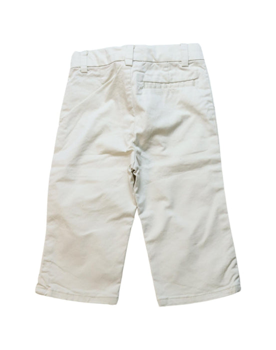 A White Casual Pants from Jacadi in size 6-12M for boy. (Back View)