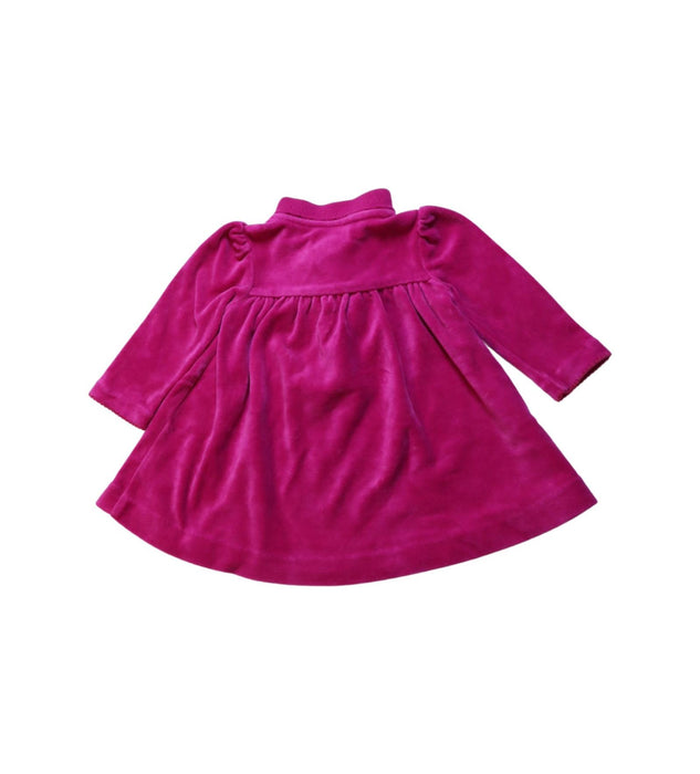 A Pink Long Sleeve Dresses from Ralph Lauren in size 0-3M for girl. (Back View)