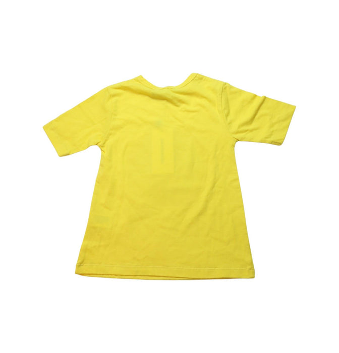 A Yellow Short Sleeve Tops from Marimekko in size 2T for girl. (Back View)