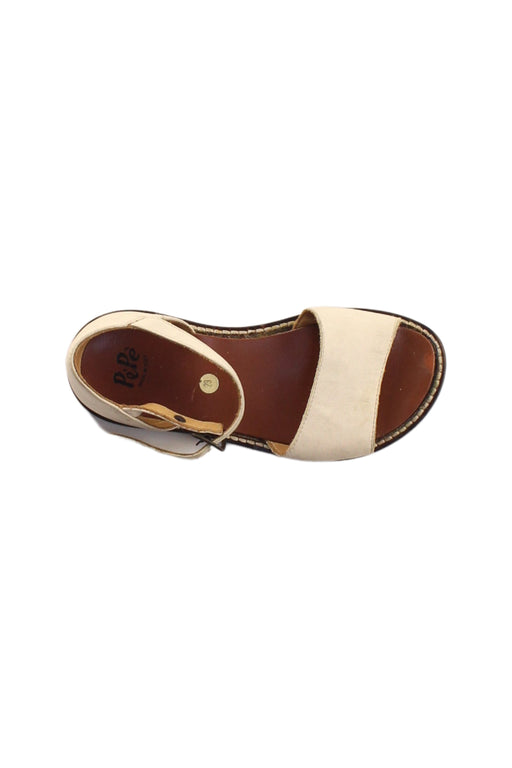 A Brown Sandals from PèPè in size 5T for girl. (Front View)
