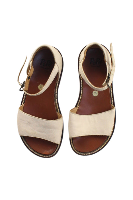 A Brown Sandals from PèPè in size 5T for girl. (Back View)