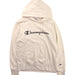 A Ivory Hooded Sweatshirts from Champion in size 11Y for neutral. (Front View)