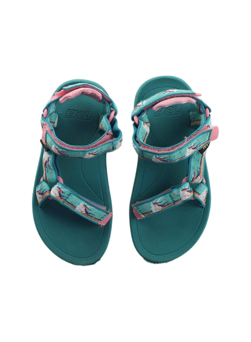 A Multicolour Sandals from Teva in size 6T for girl. (Back View)
