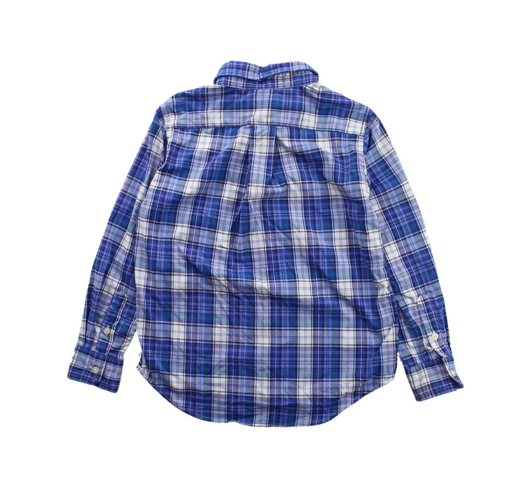A Blue Long Sleeve Shirts from Polo Ralph Lauren in size 5T for boy. (Back View)