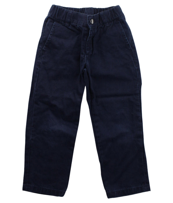 A Blue Casual Pants from Jacadi in size 3T for boy. (Front View)