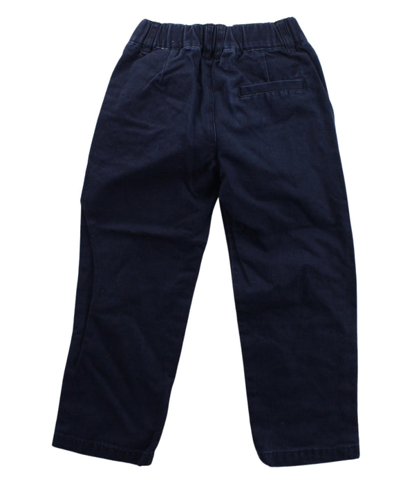 A Blue Casual Pants from Jacadi in size 3T for boy. (Back View)