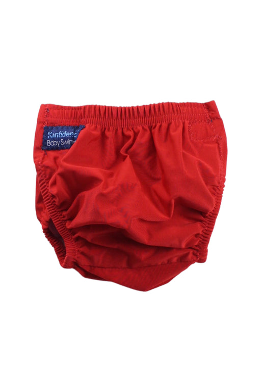 A Red Swim Diapers from Konfidence in size O/S for neutral. (Front View)