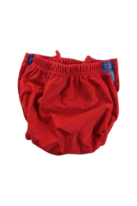 A Red Swim Diapers from Konfidence in size O/S for neutral. (Back View)