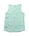 A Green Sleeveless T Shirts from Crewcuts in size 6T for girl. (Back View)