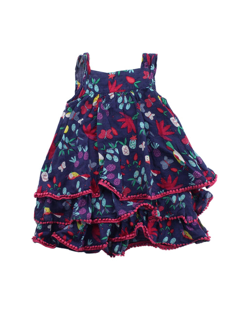 A Blue Sleeveless Dresses from Catimini in size 12-18M for girl. (Front View)