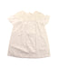 A Ivory Short Sleeve Dresses from Carrément Beau in size 4T for girl. (Front View)