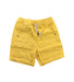 A Yellow Shorts from Seed in size 3T for boy. (Front View)
