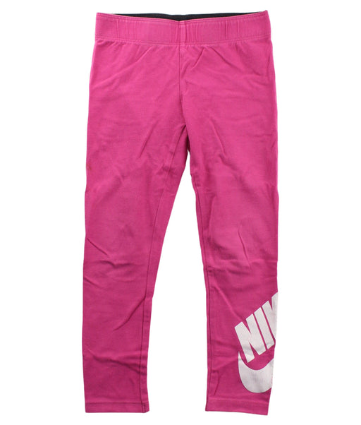 A Pink Leggings from Nike in size 5T for girl. (Front View)