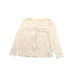 A Ivory Long Sleeve Tops from Carrément Beau in size 4T for girl. (Front View)