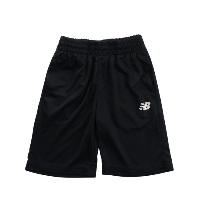 A Black Active Shorts from New Balance in size 7Y for boy. (Front View)