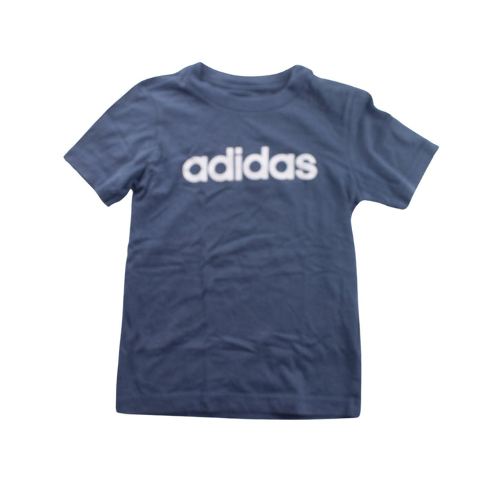 A Blue Active Tops from Adidas in size 7Y for boy. (Front View)