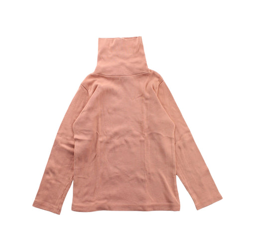 A Peach Long Sleeve Tops from Bonpoint in size 3T for girl. (Front View)
