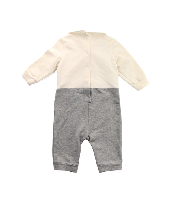A Ivory Long Sleeve Jumpsuits from Nicholas & Bears in size 3-6M for boy. (Back View)