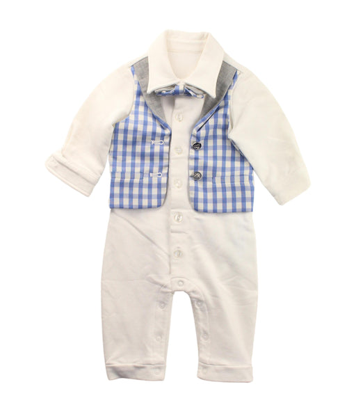 A Multicolour Long Sleeve Jumpsuits from Nicholas & Bears in size 6-12M for boy. (Front View)