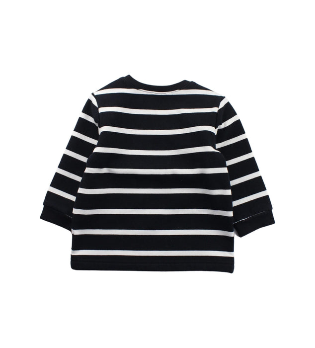 A Black Crewneck Sweatshirts from Momonittu in size 6-12M for neutral. (Back View)