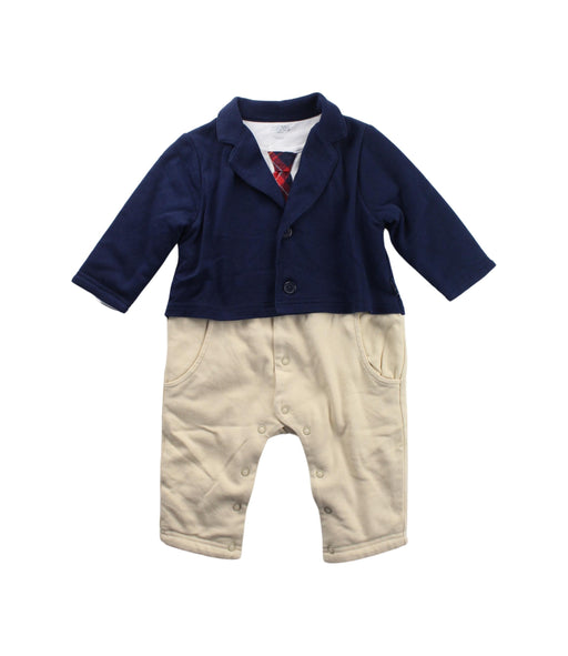 A Multicolour Long Sleeve Jumpsuits from Mides in size 6-12M for boy. (Front View)