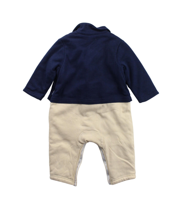 A Multicolour Long Sleeve Jumpsuits from Mides in size 6-12M for boy. (Back View)